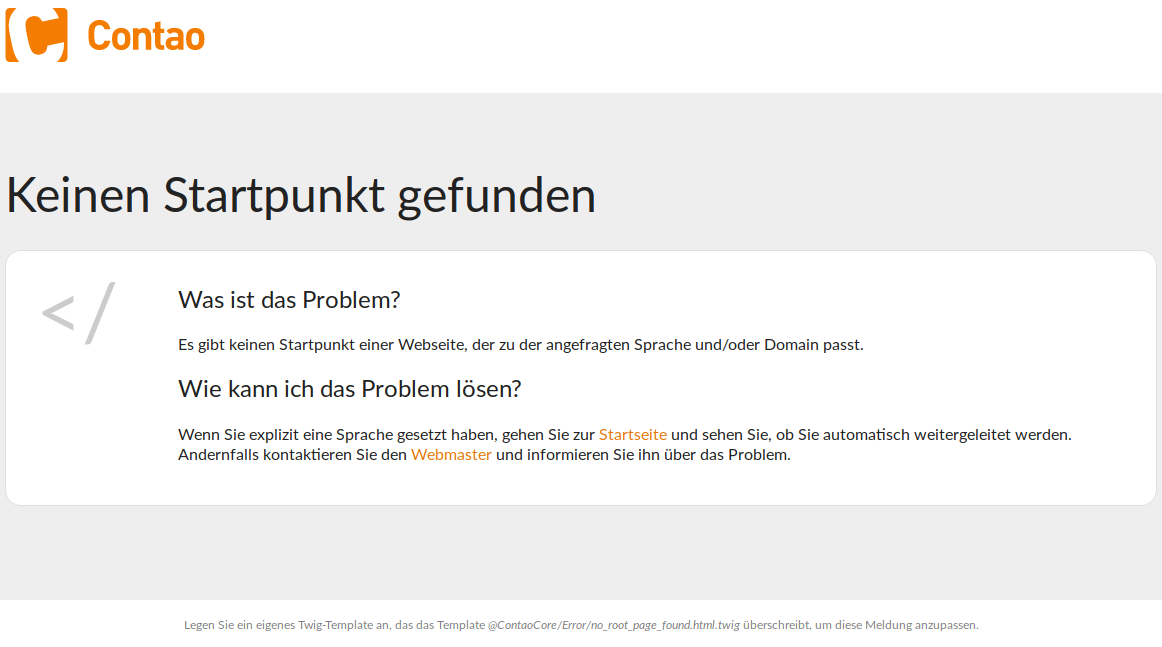 Frontend ohne Theme