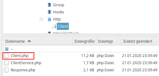 Client.php in File Zilla (FTP)